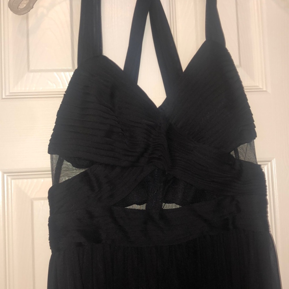 Macy’s black maxi dress